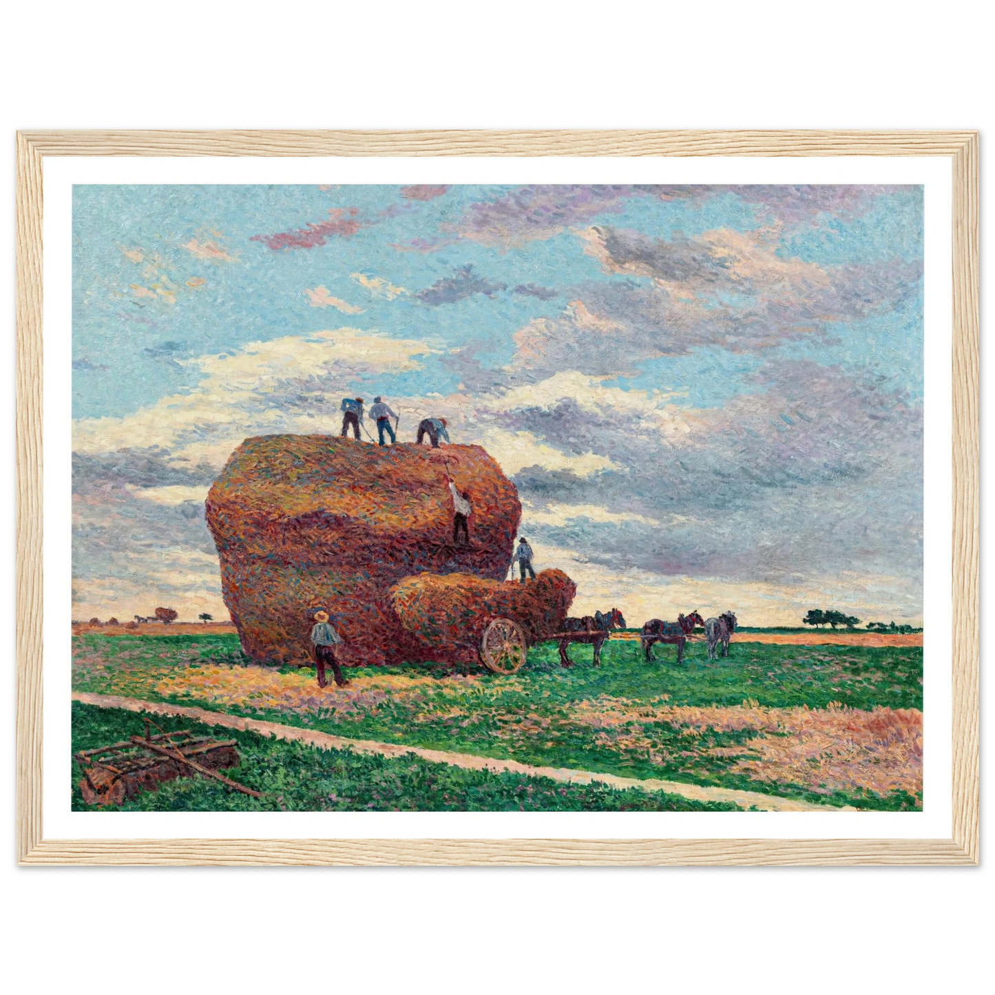 La meule de foin (1897) Art Print | Maximilien Luce-Quipham Collections