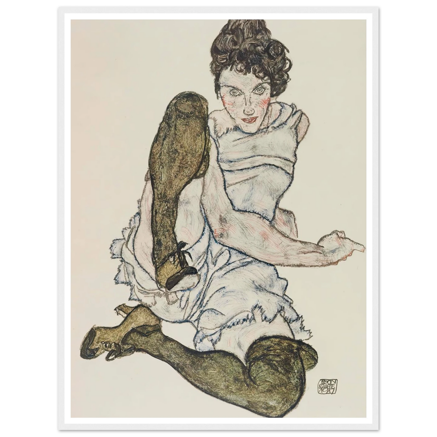 Handzeichnungen (1920) Art Print | Egon Schiele-Quipham Collections