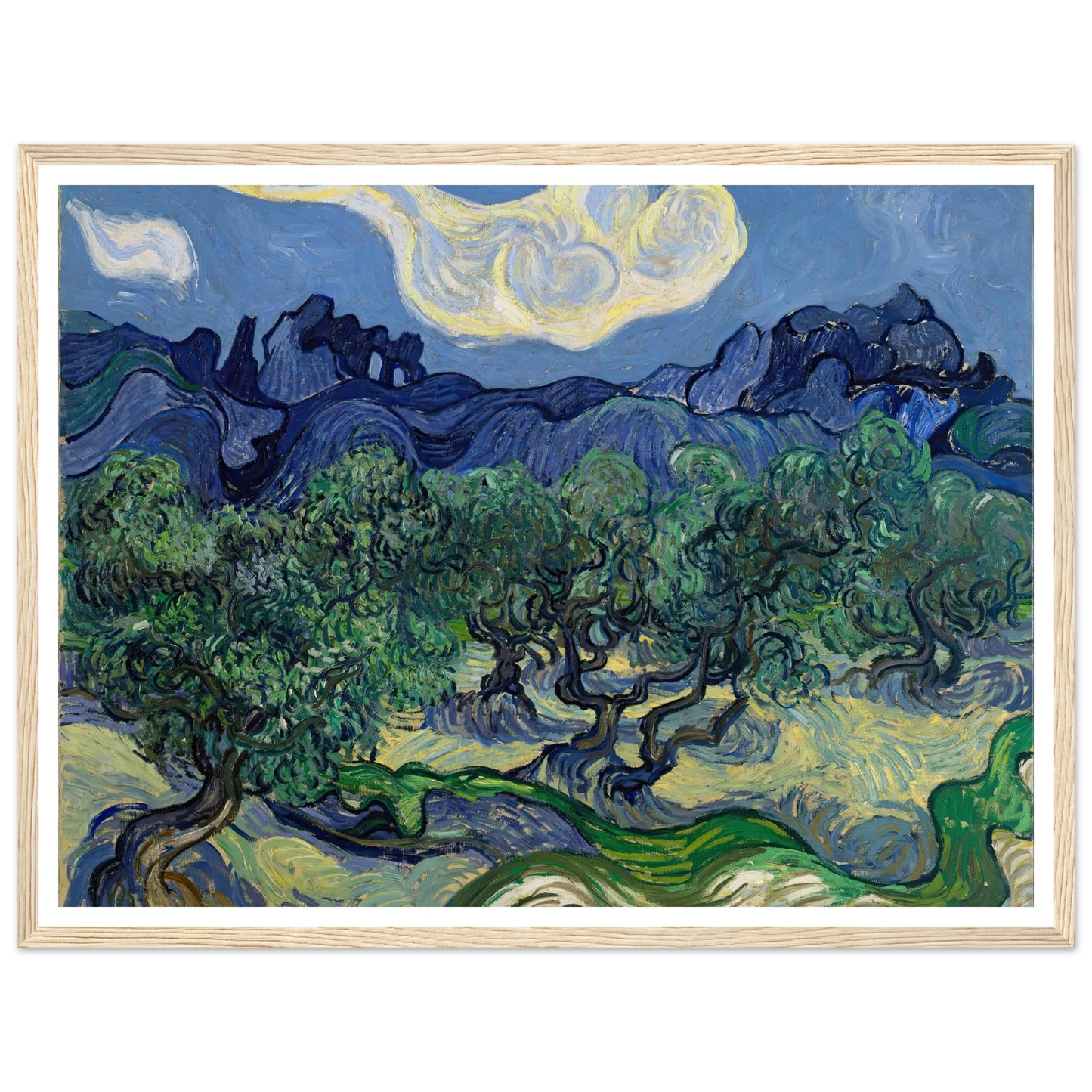 The Olive Trees (1889) Art Print | Vincent van Gogh-Quipham Collections