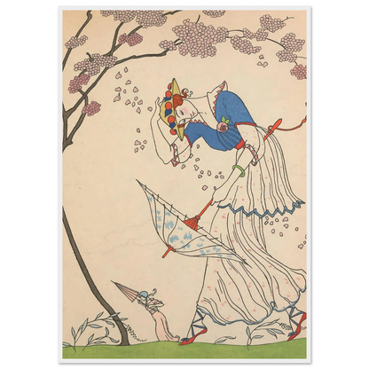 Le Coup de Vent (1914) Art Print | George Barbier-Quipham Collections