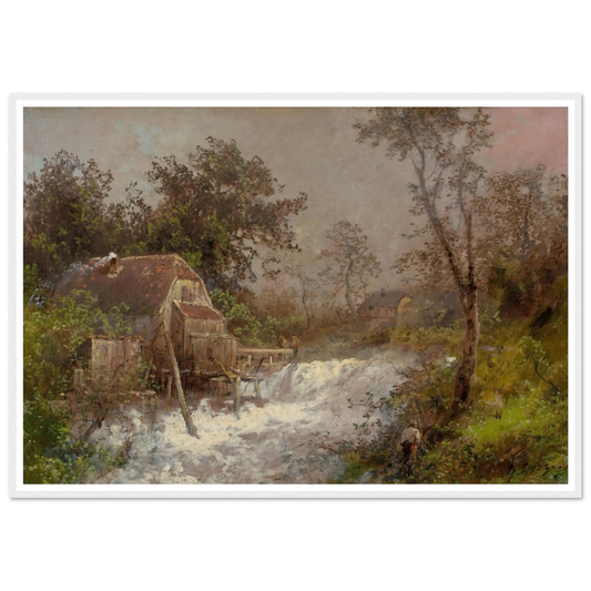 The Old Mill Art Print | Hermann Ottomar Herzog-Quipham Collections