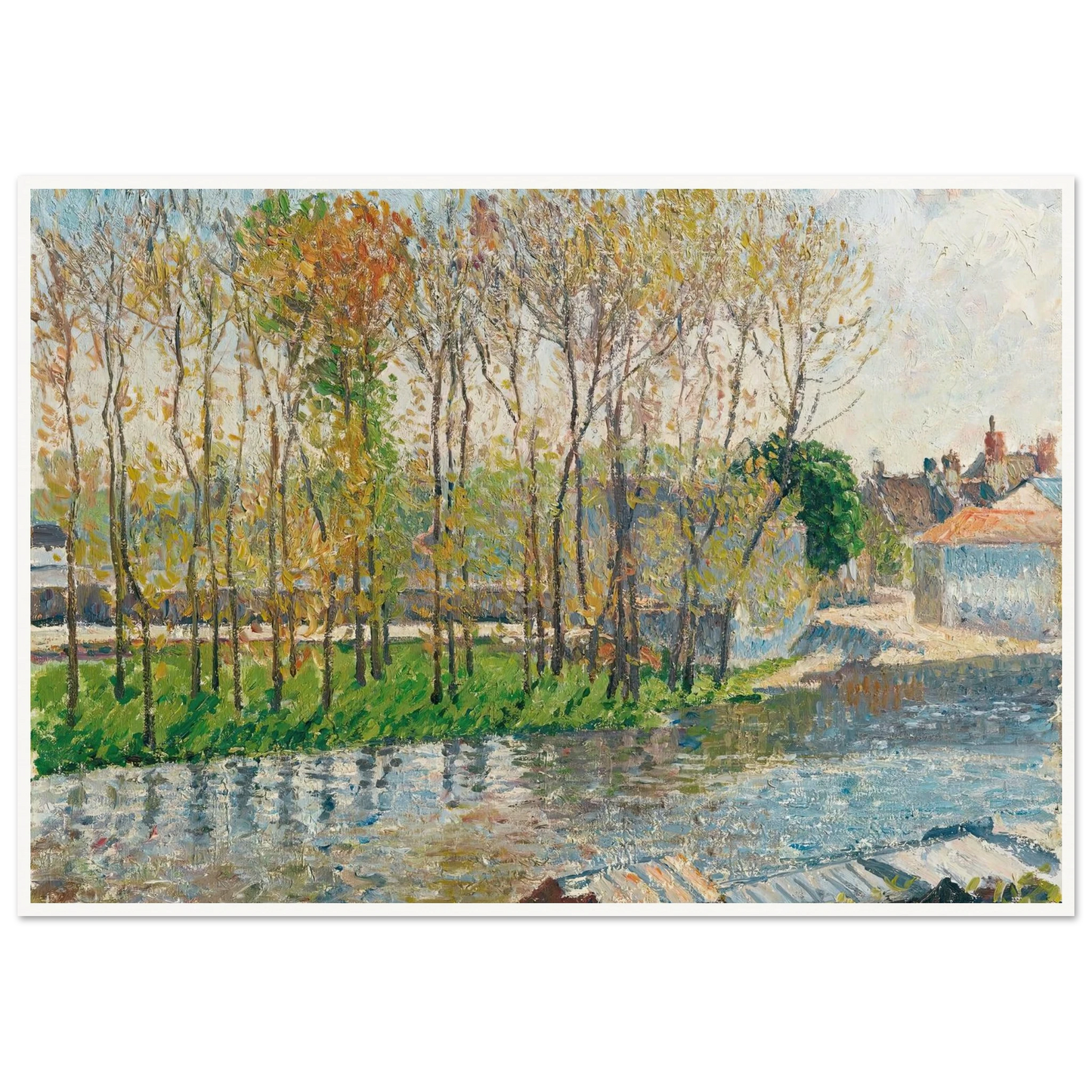 Bords Du Loing À Moret (1901) Art Print | Camille Pissarro-Quipham Collections