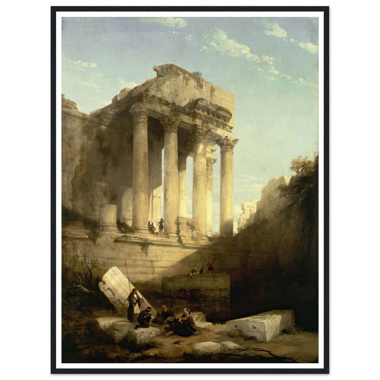 Baalbec,Ruins of the Temple of Bacchus Art Print | David Roberts-Quipham Collections