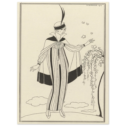 Journal des Dames et des Modes, Costumes Parisiens, 1914, No. 150 (1914) Art Print | George Barbier-Quipham Collections