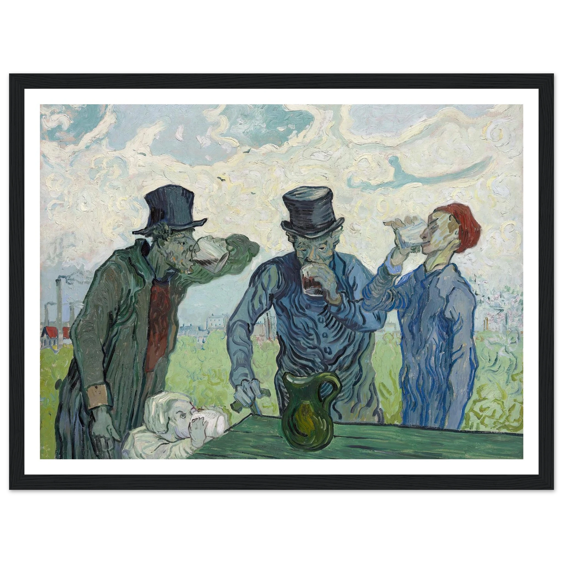 The Drinkers (1890) Art Print | Vincent van Gogh-Quipham Collections