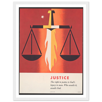 Justice (1957) Art Print | Joseph Binder-Quipham Collections