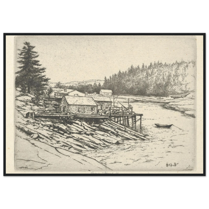 Carrying Place (1923) Art Print | Ernest Haskell-Quipham Collections