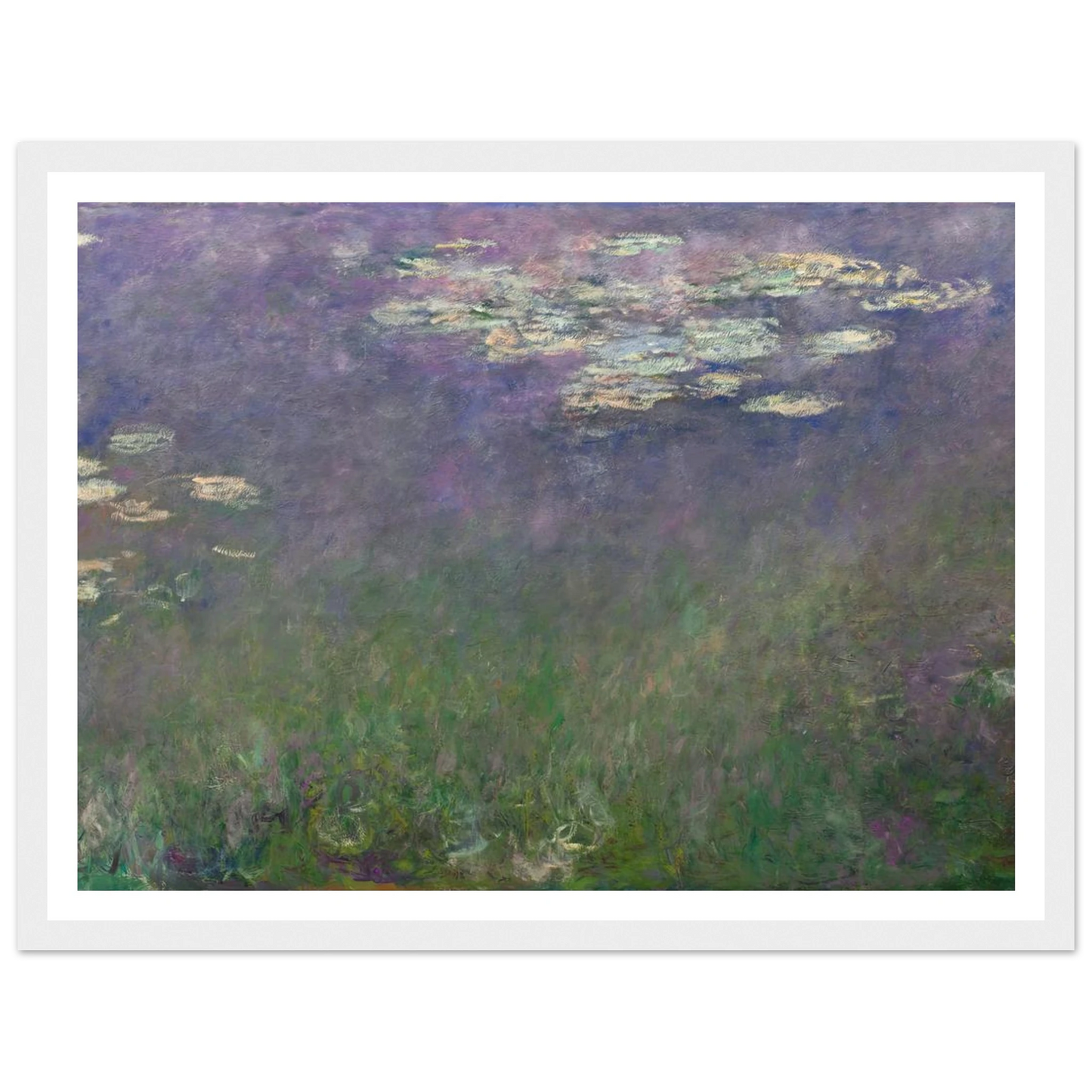 Water Lilies (Agapanthus) (c. 1915–26) Art Print | Claude Monet-Quipham Collections
