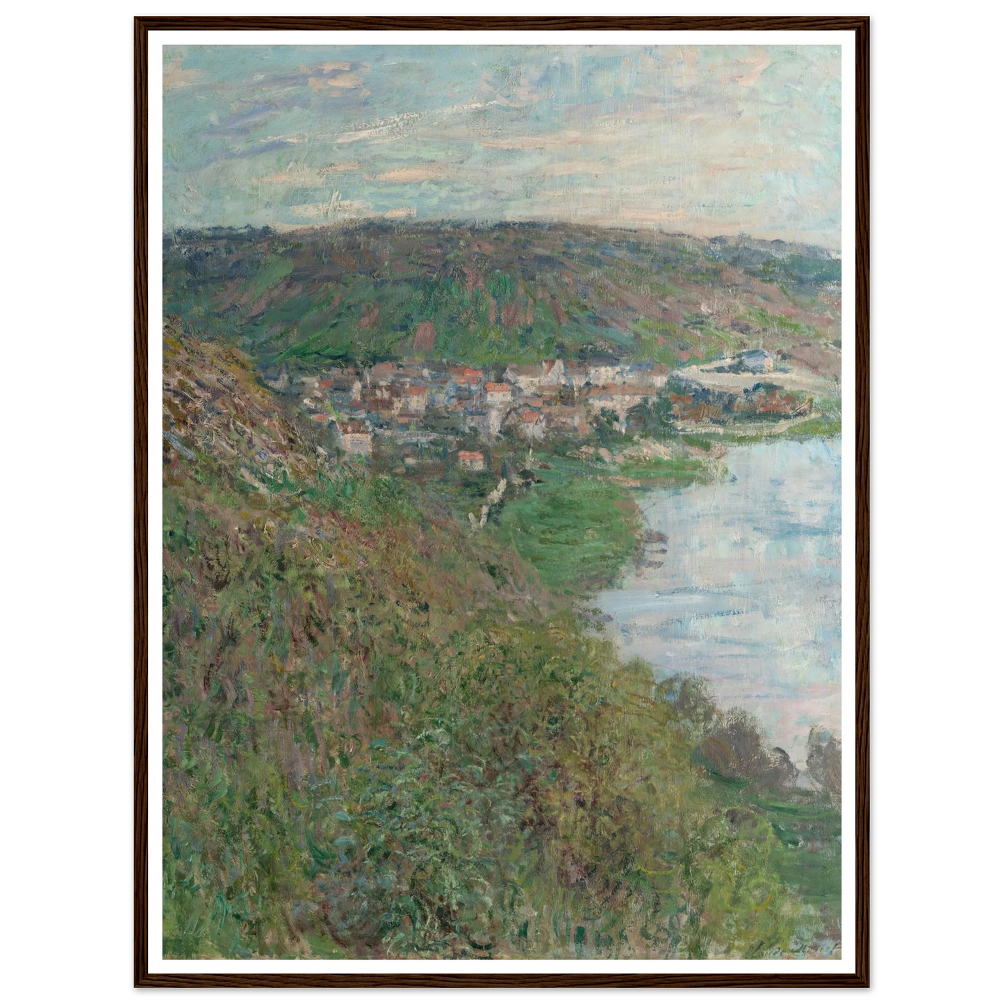 View of Vétheuil (1880) Art Print | Claude Monet-Quipham Collections
