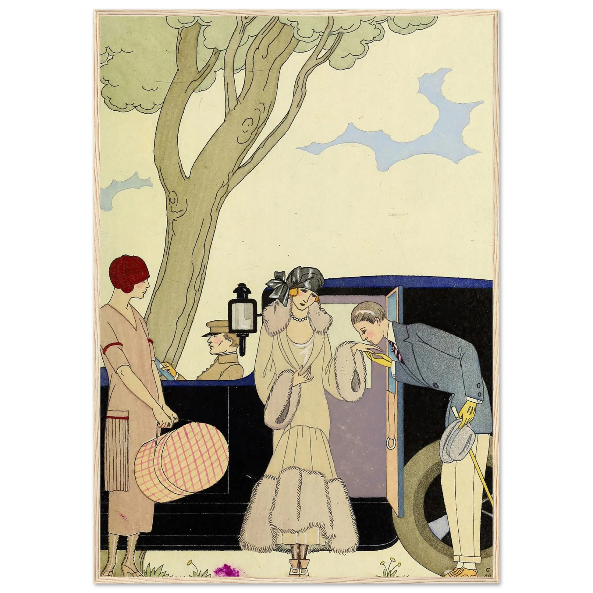 Falbalas et fanfreluches, L’Ensie (1925) Art Print | George Barbier-Quipham Collections