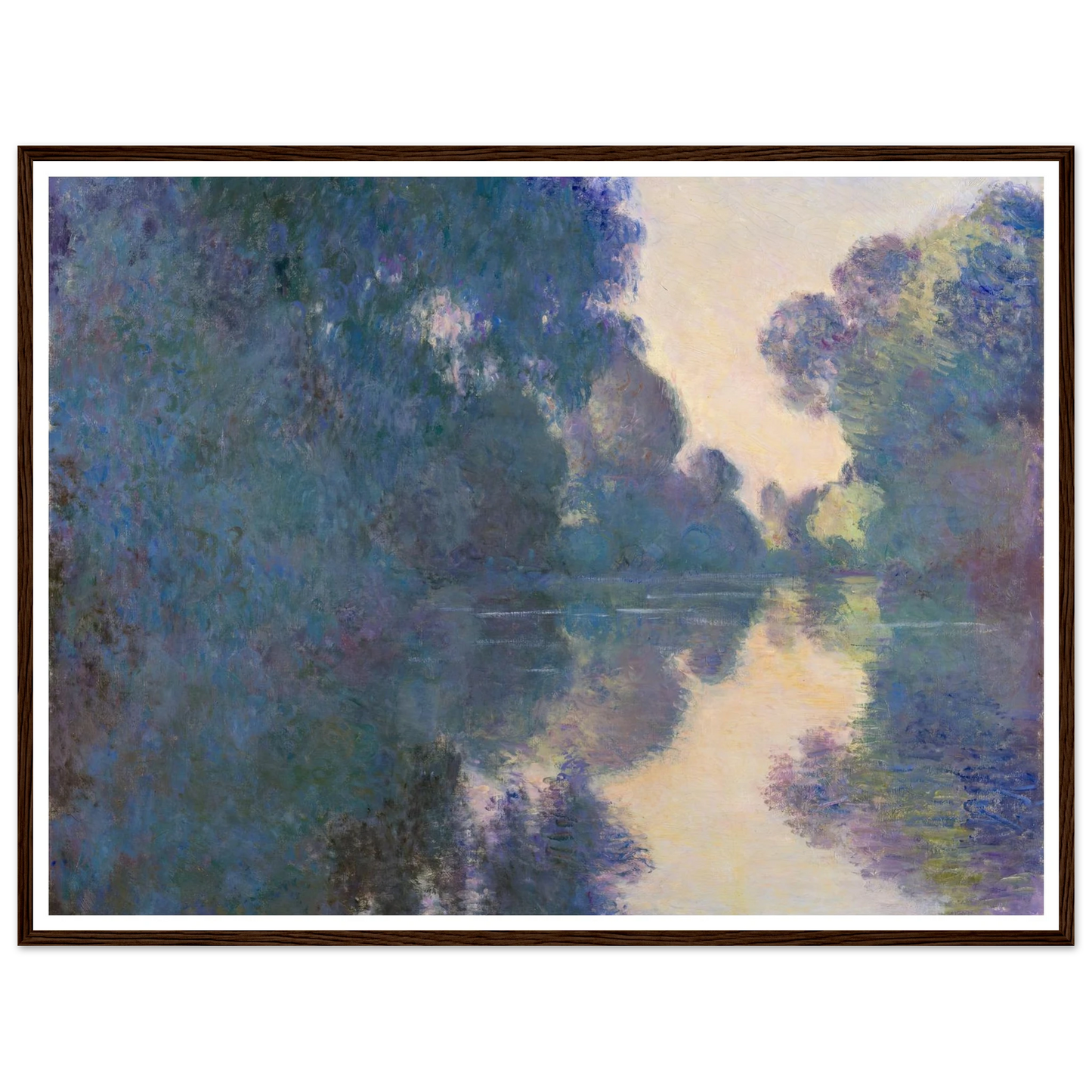 Morning on the Seine near Giverny (1897) Art Print | Claude Monet-Quipham Collections