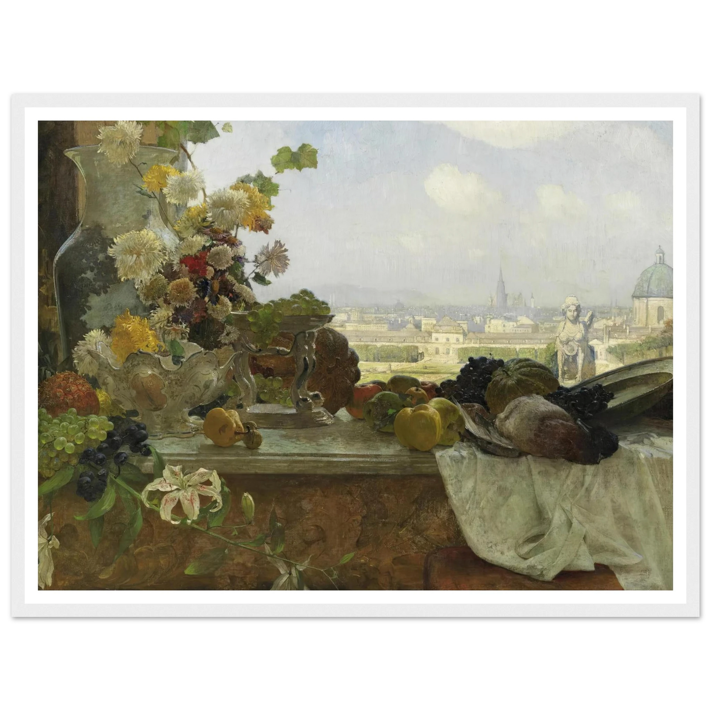 Blick vom Belvedere auf die Innere Stadt (1895) Art Print | Carl Moll-Quipham Collections