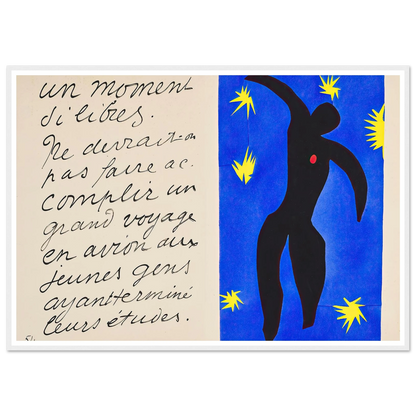 Icarus (1947) Art Print | Henri Matisse-Quipham Collections