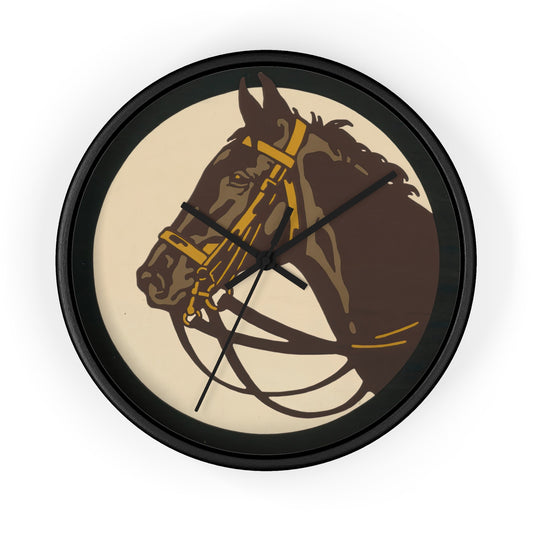Heidedaunen Torfstreu Wall Clock | Julius Klinger-Quipham Collections
