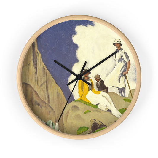Sommer in der Schweiz Wall Clock | Emil Cardinaux-Quipham Collections