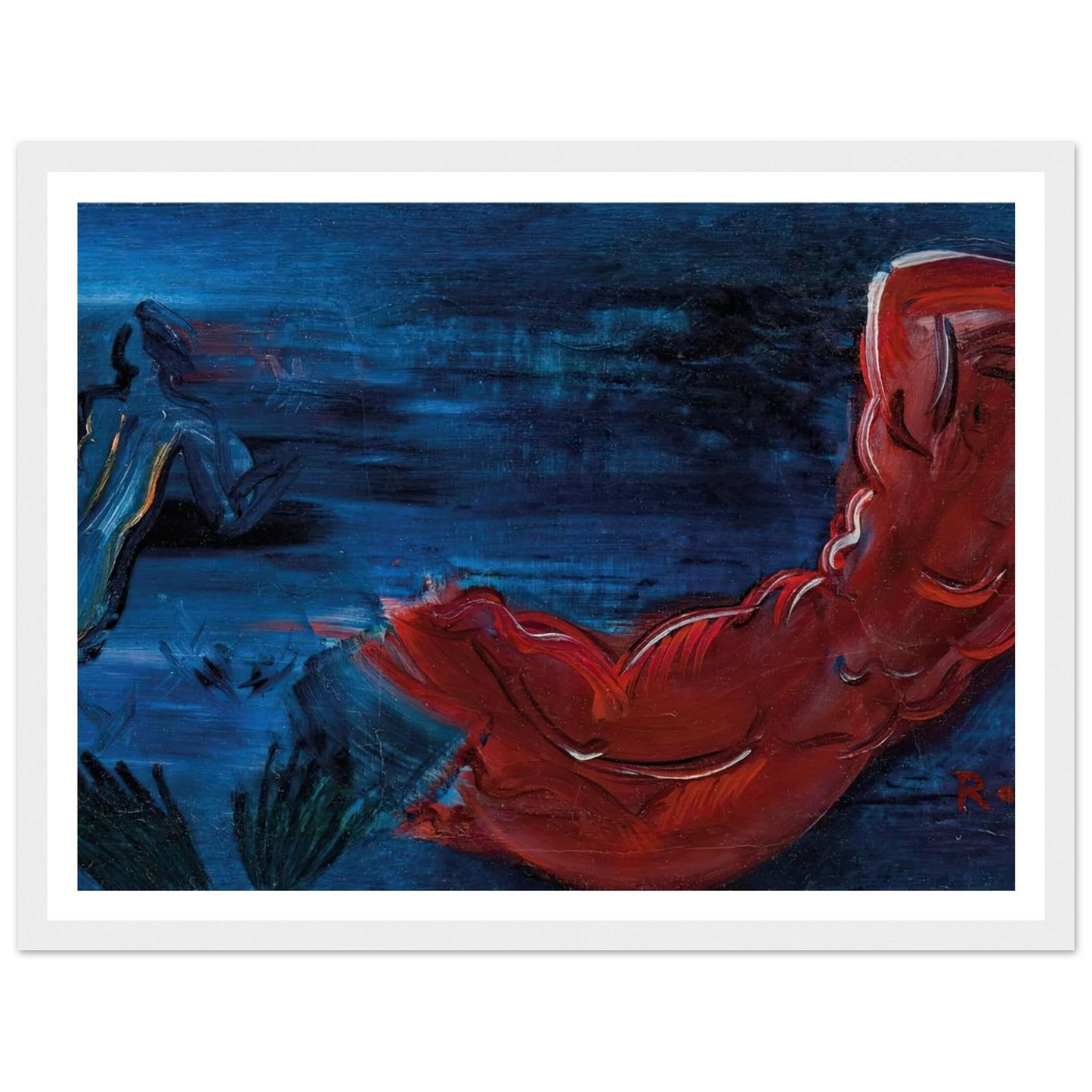 Naïade rouge (1926-30) Art Print | Raoul Dufy-Quipham Collections