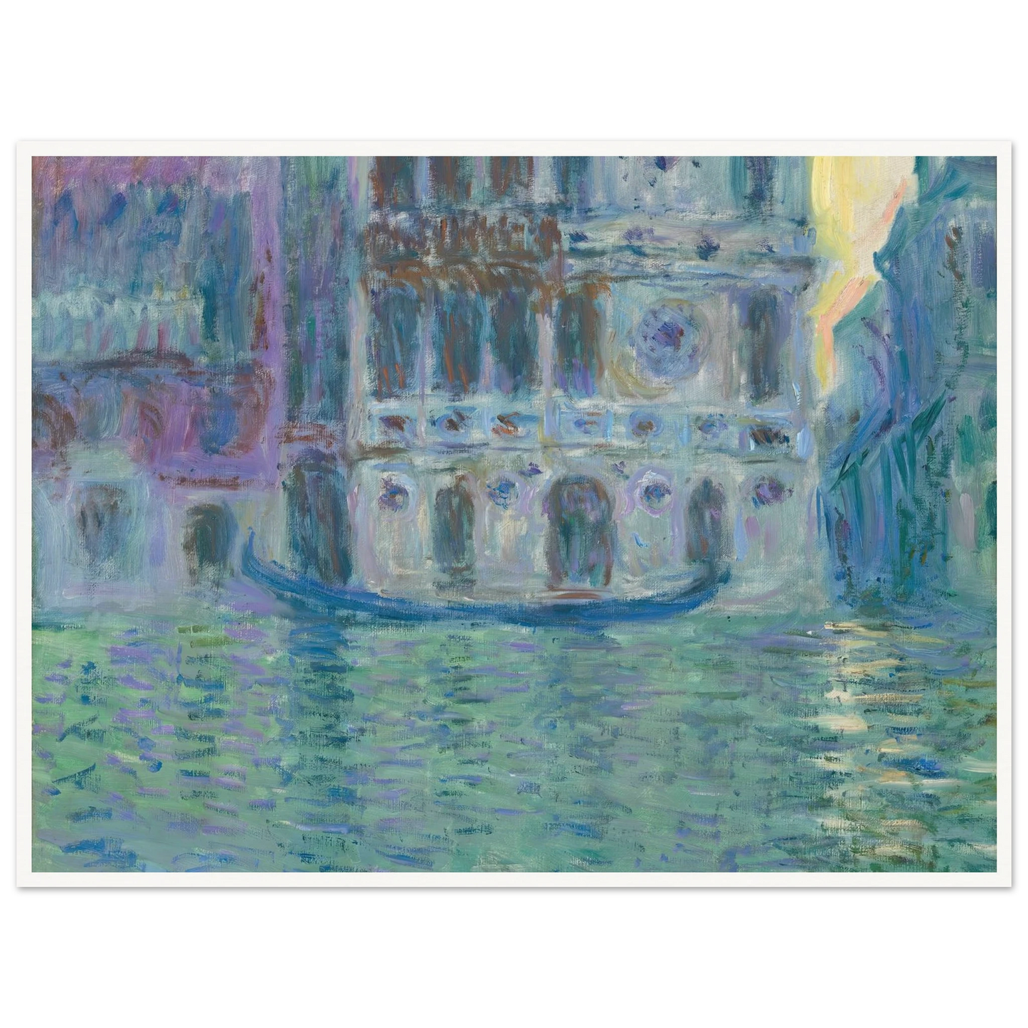 Le Palais Dario (1908) Art Print | Claude Monet-Quipham Collections