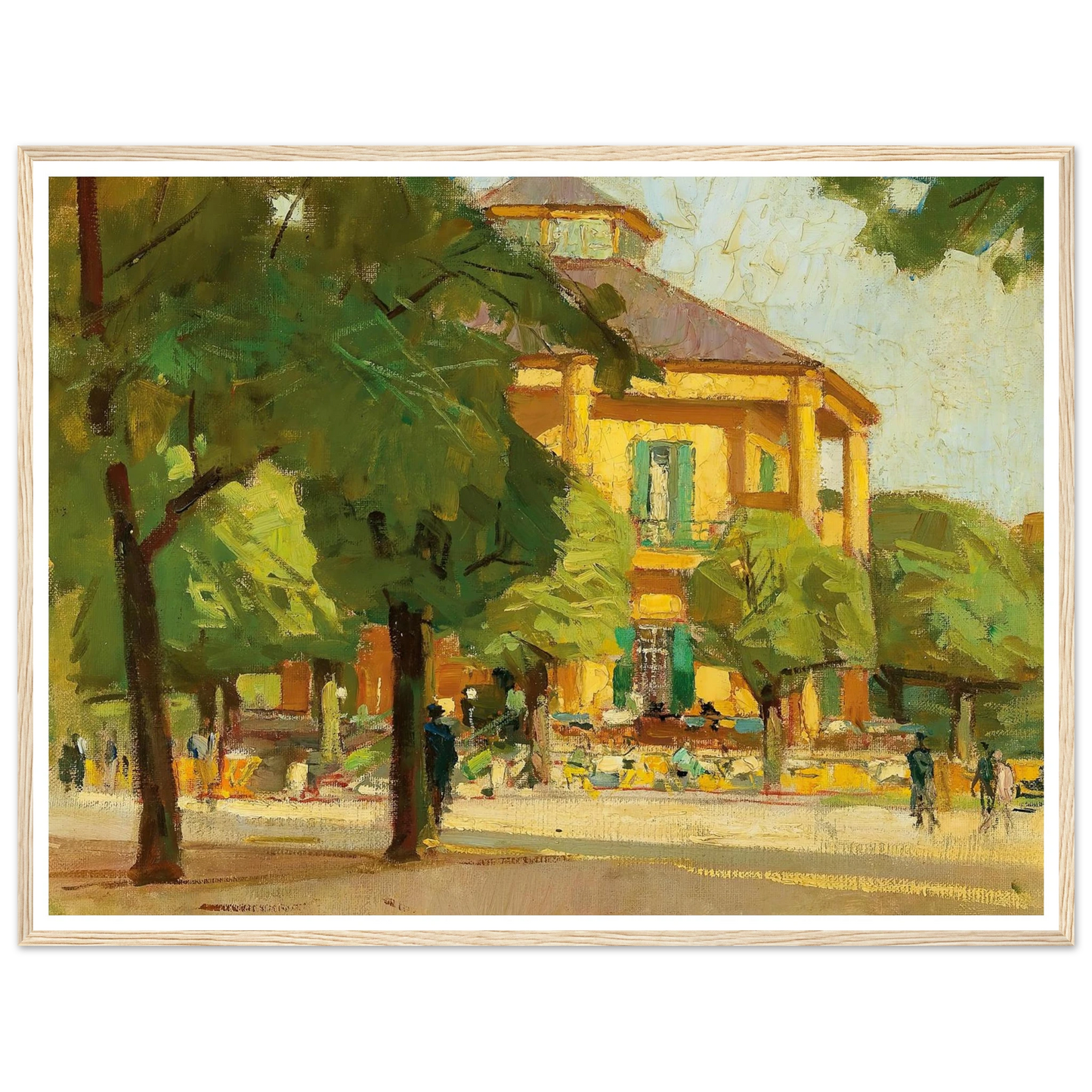 Lusthaus, (Prater, Vienna) (c. 1930) Art Print | Carl Moll-Quipham Collections