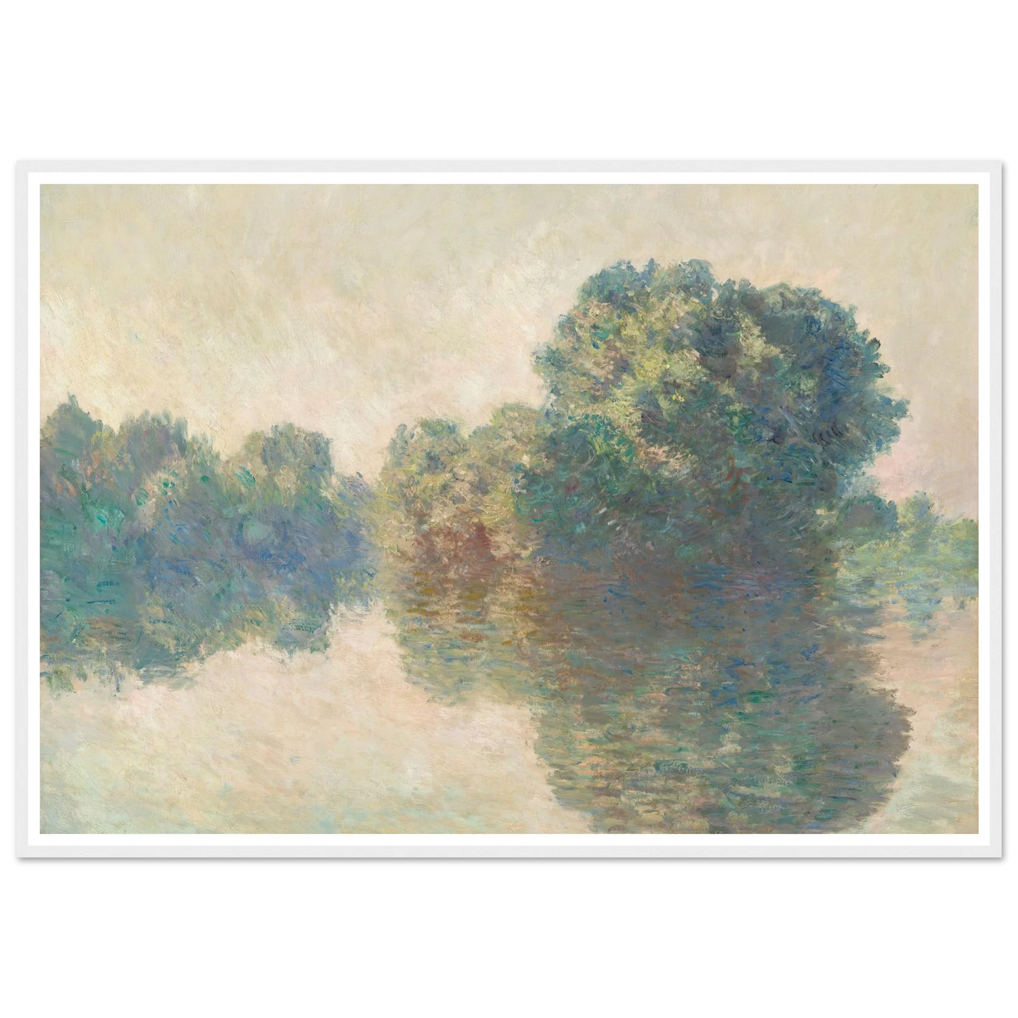 The Seine at Giverny (1897) Art Print | Claude Monet-Quipham Collections