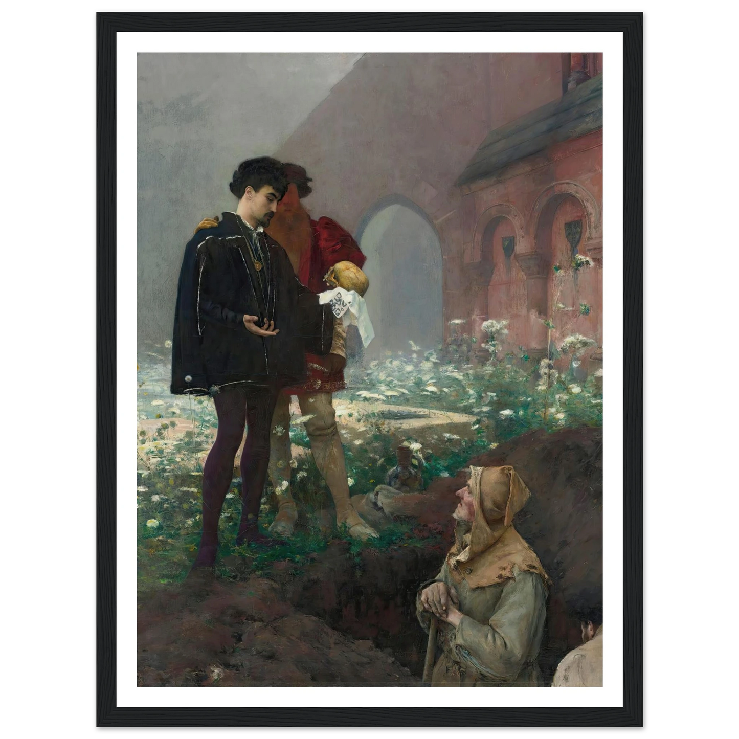 Hamlet Et Les Fossoyeurs (1884) Art Print | Pascal Adolphe Jean Dagnan Bouveret-Quipham Collections