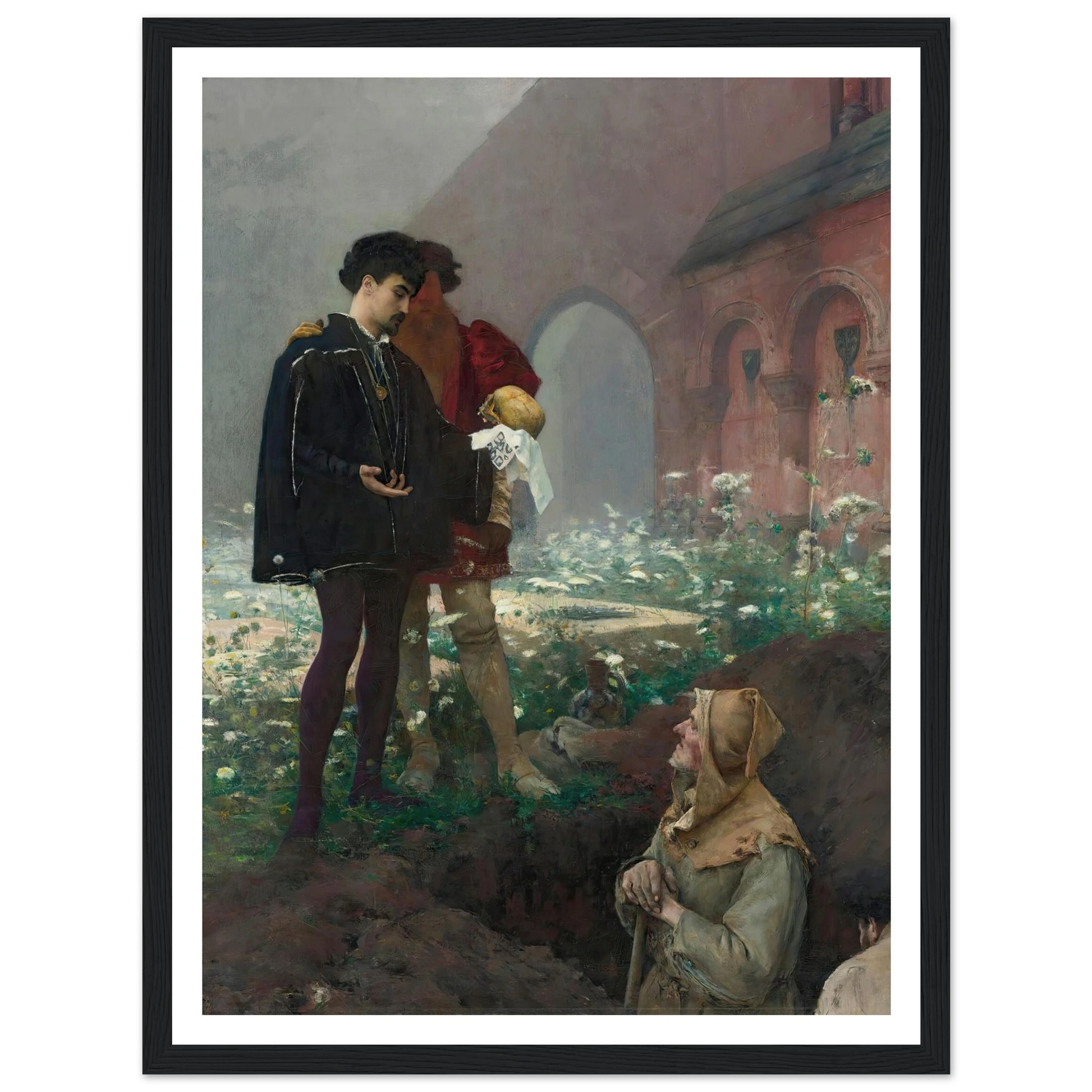 Hamlet Et Les Fossoyeurs (1884) Art Print | Pascal Adolphe Jean Dagnan Bouveret-Quipham Collections