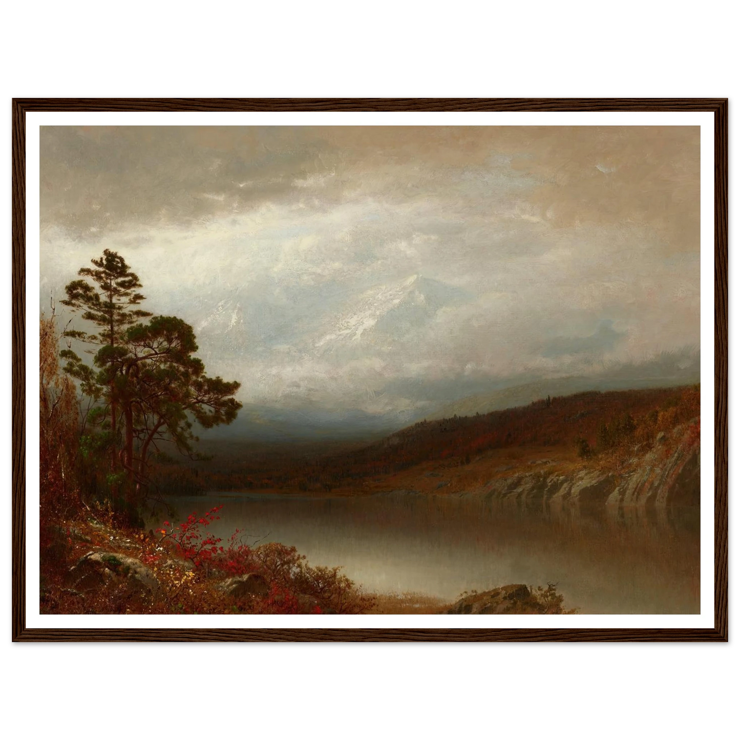 Autumn in the Adirondacks (c. 1872-73) Art Print | Alexander Helwig Wyant-Quipham Collections