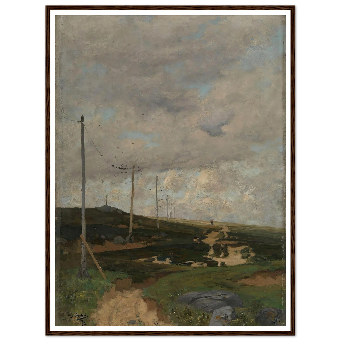 View from Jæren (1878) Art Print | Frits Thaulow-Quipham Collections