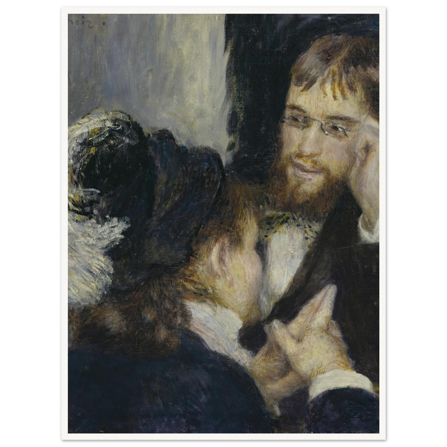 Conversation (1878) Art Print | Pierre Auguste Renoir-Quipham Collections