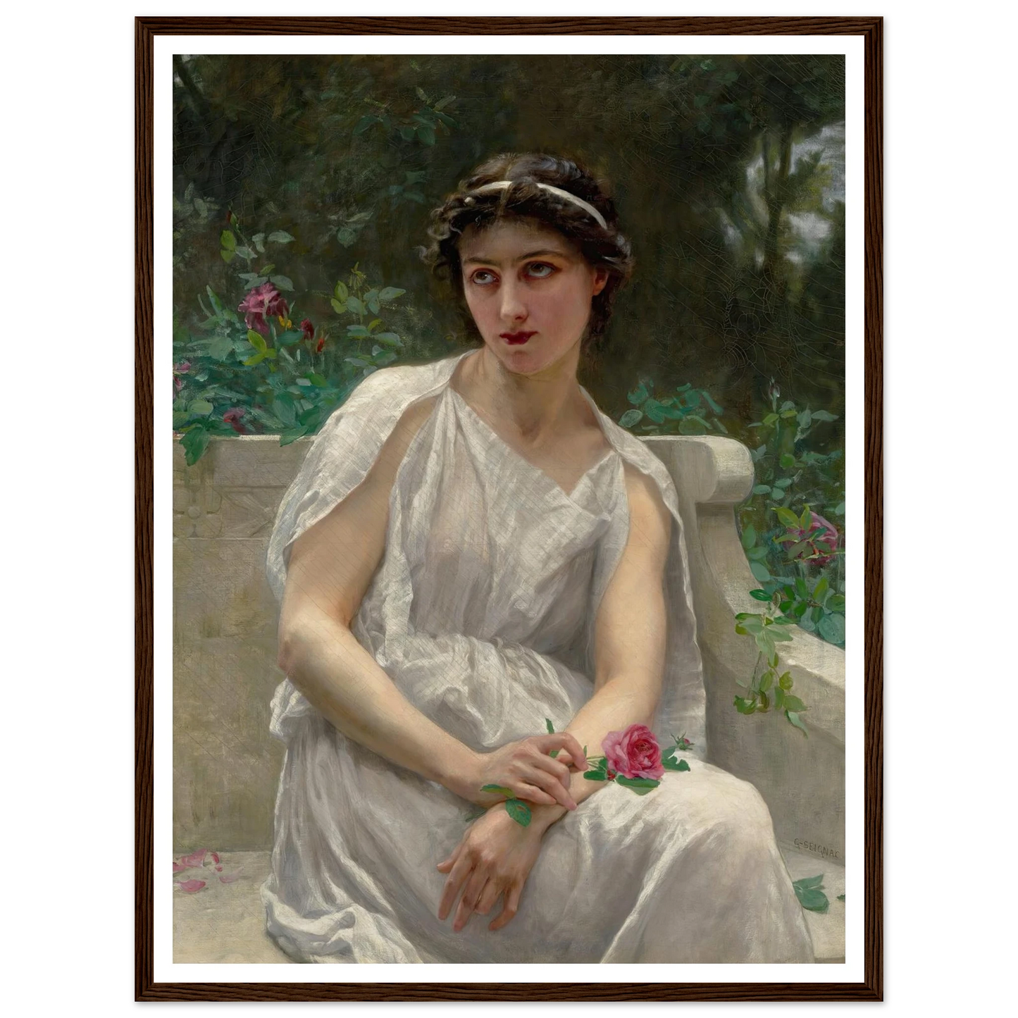 The Red Rose Art Print | Guillaume Seignac-Quipham Collections