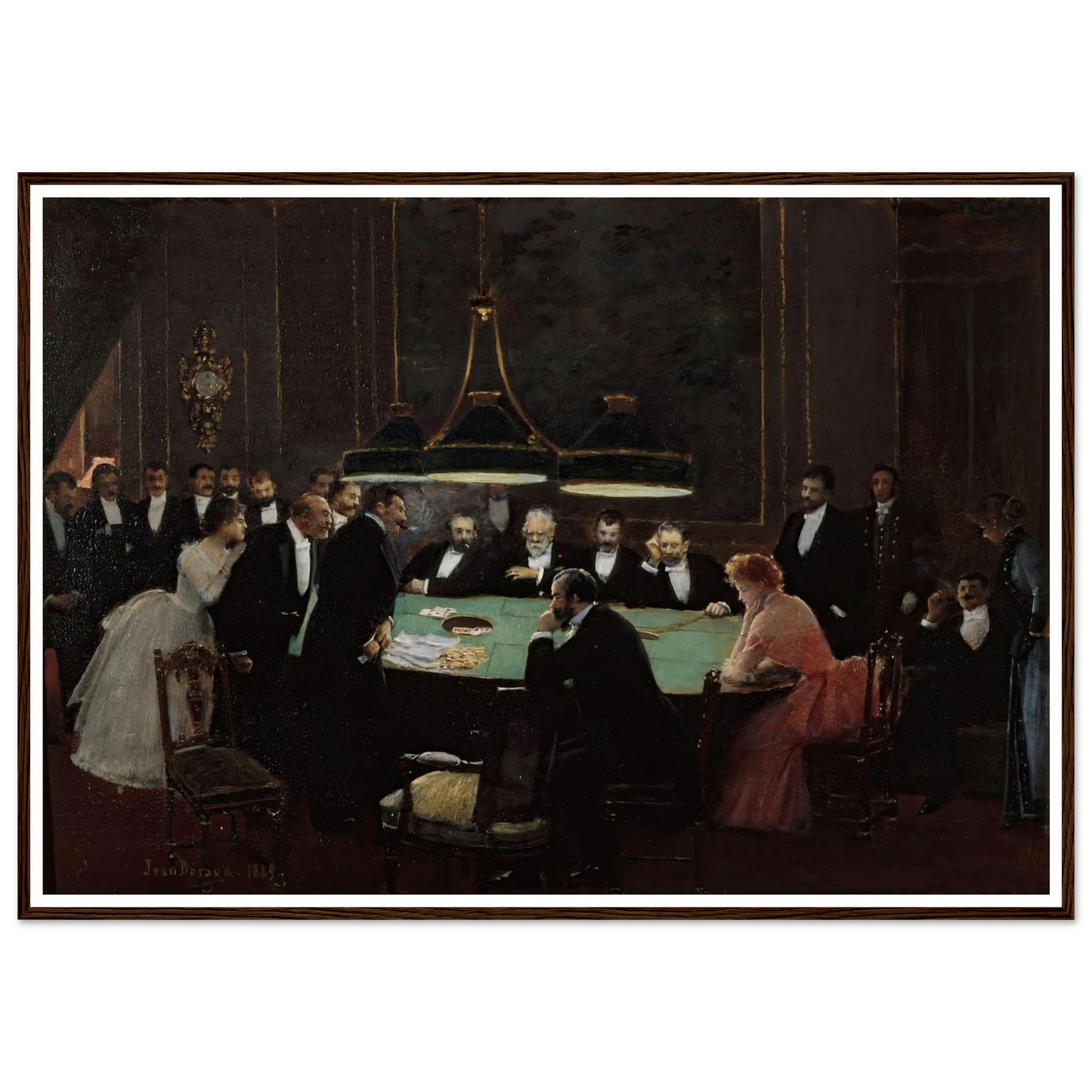 La salle de jeu (1889) Art Print | Jean Beraud-Quipham Collections