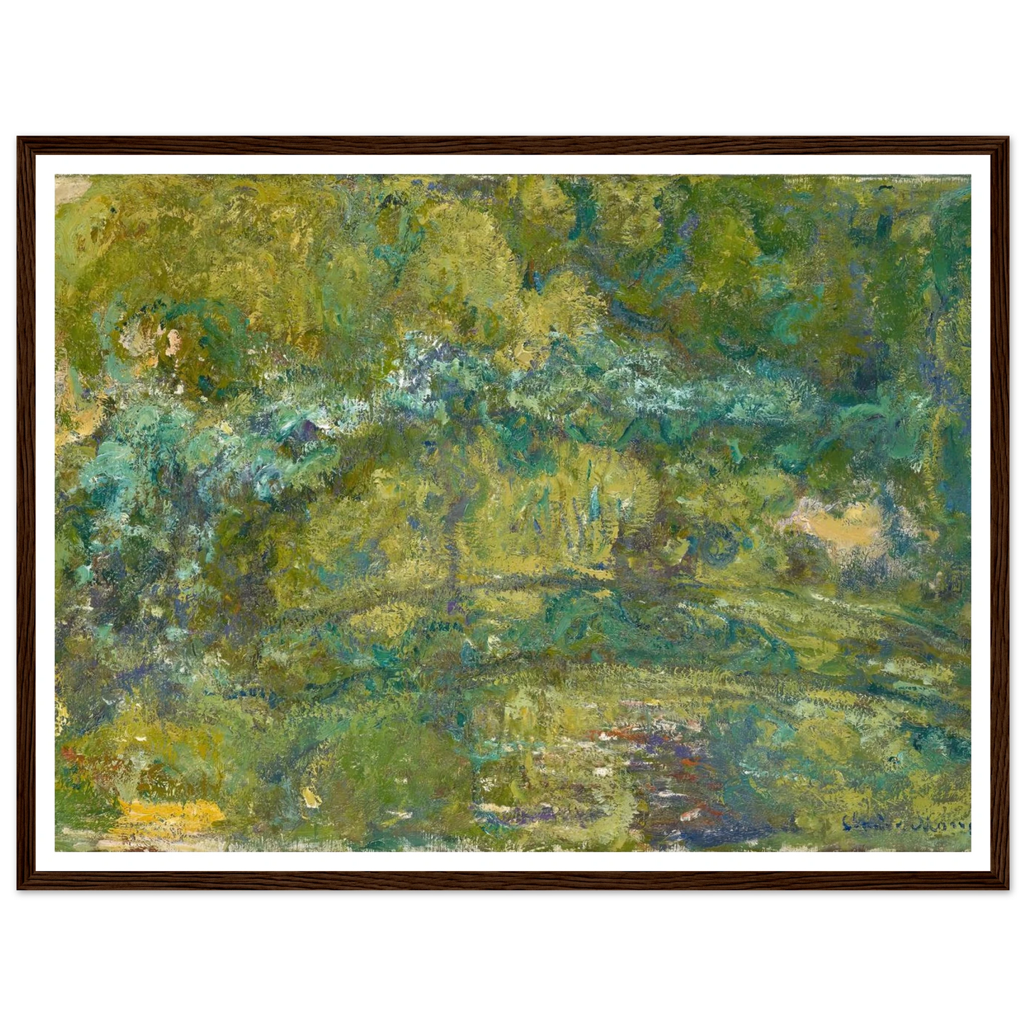 The Footbridge over the Water-Lily Pond (1919) Art Print | Claude Monet-Quipham Collections