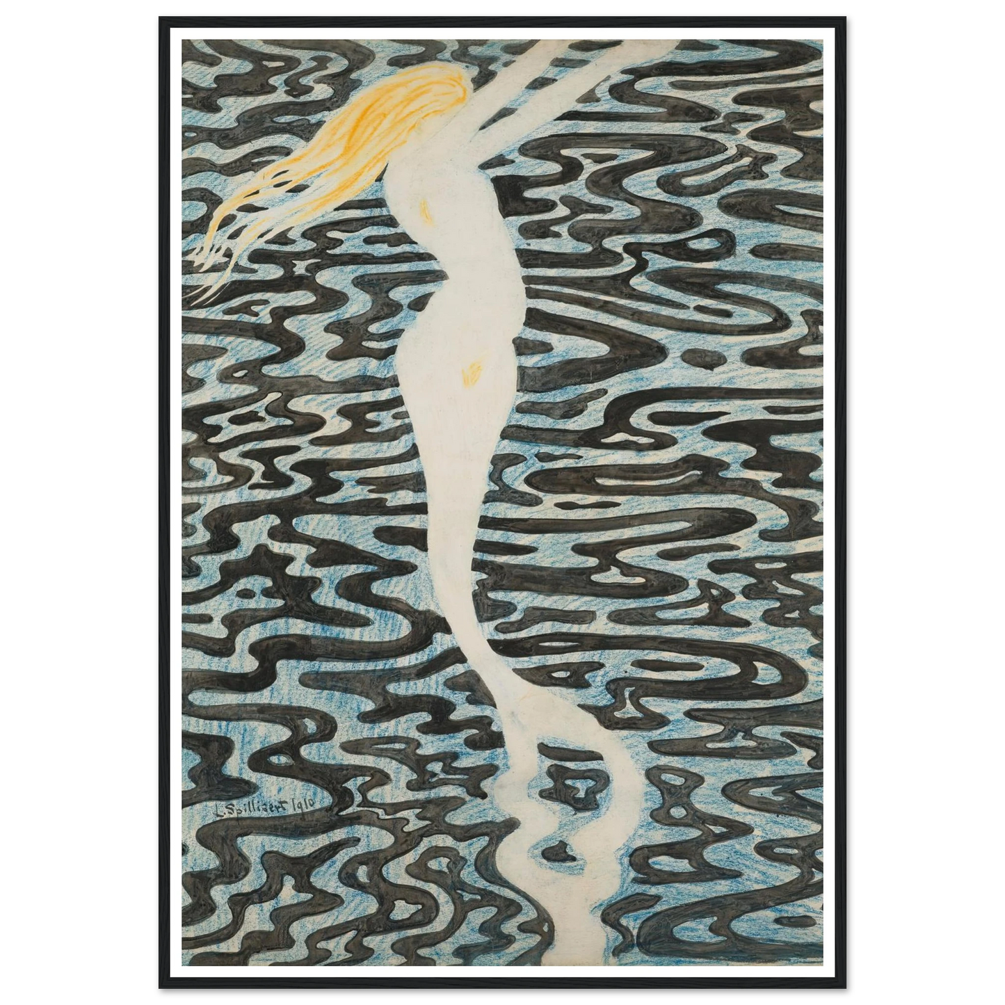 Sirène (Baigneuse) (1910) Art Print | Leon Spilliaert-Quipham Collections