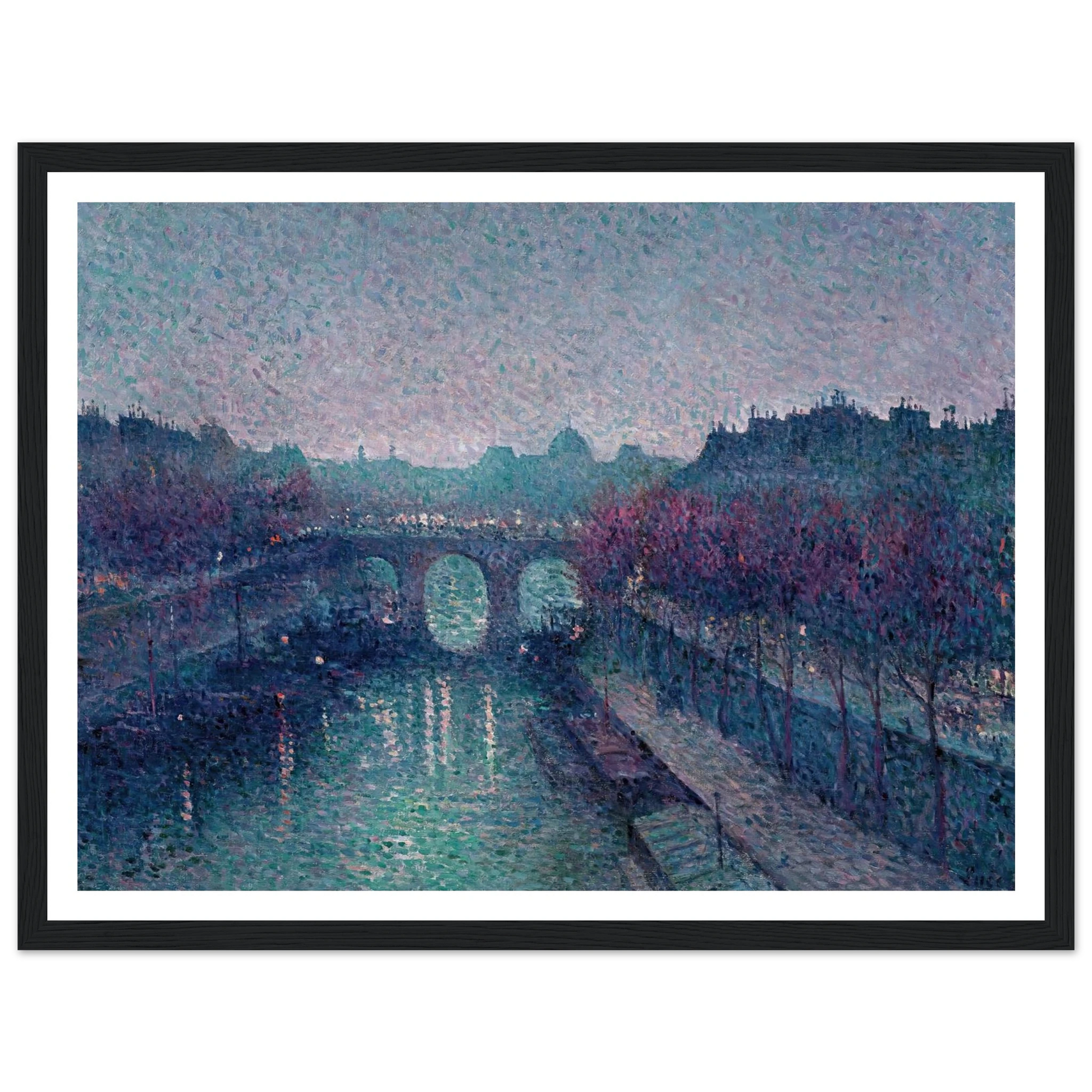 Le Pont-Neuf, La Seine, Petit Bras (1900) Art Print | Maximilien Luce-Quipham Collections