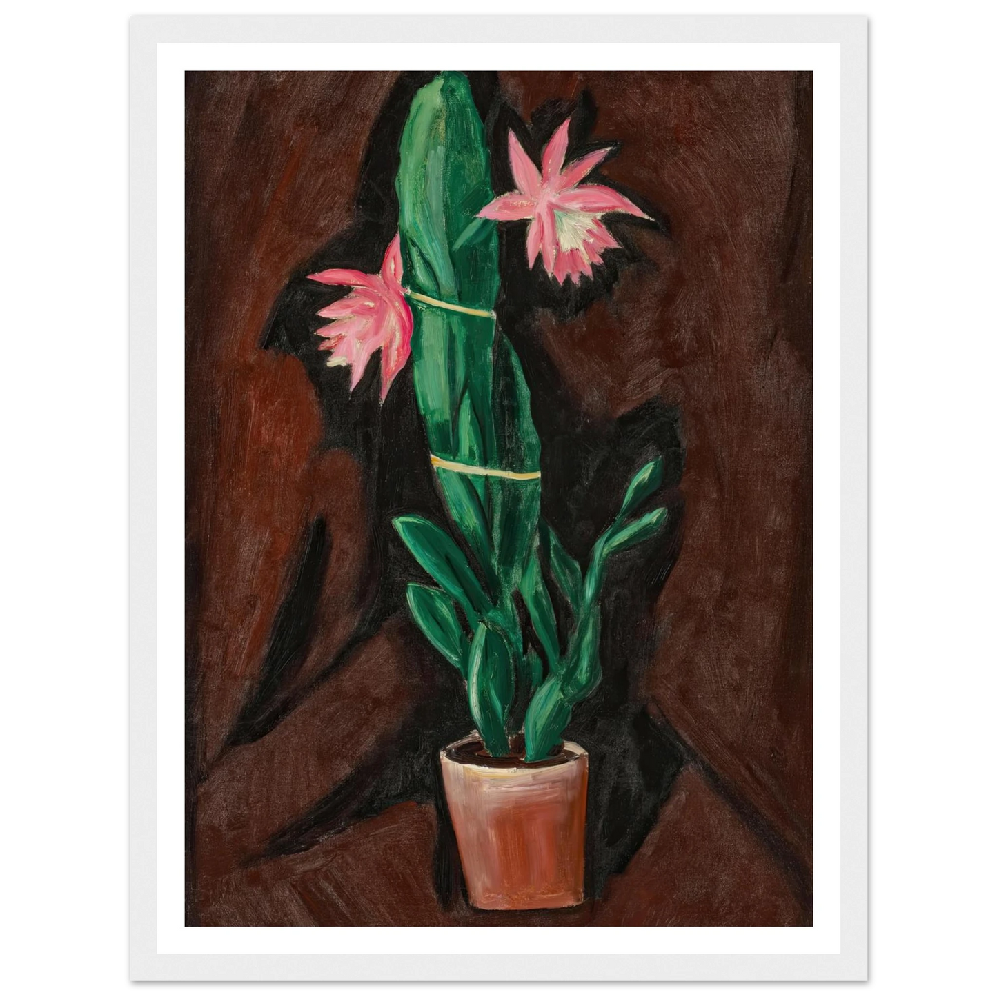 Cerise Cactus (1919-1920) Art Print | Marsden Hartley-Quipham Collections
