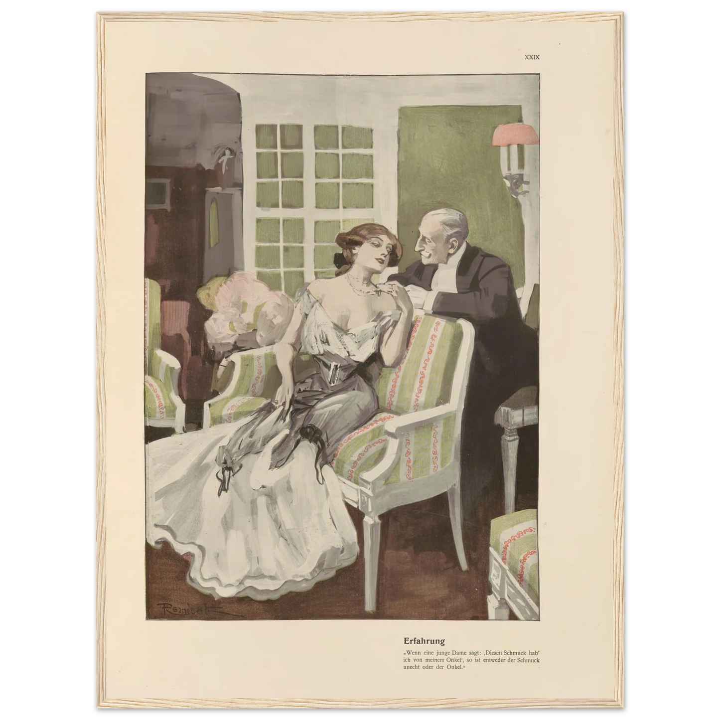 Erfahrung (1908) Art Print | Ferdinand Freiherr von Reznicek-Quipham Collections