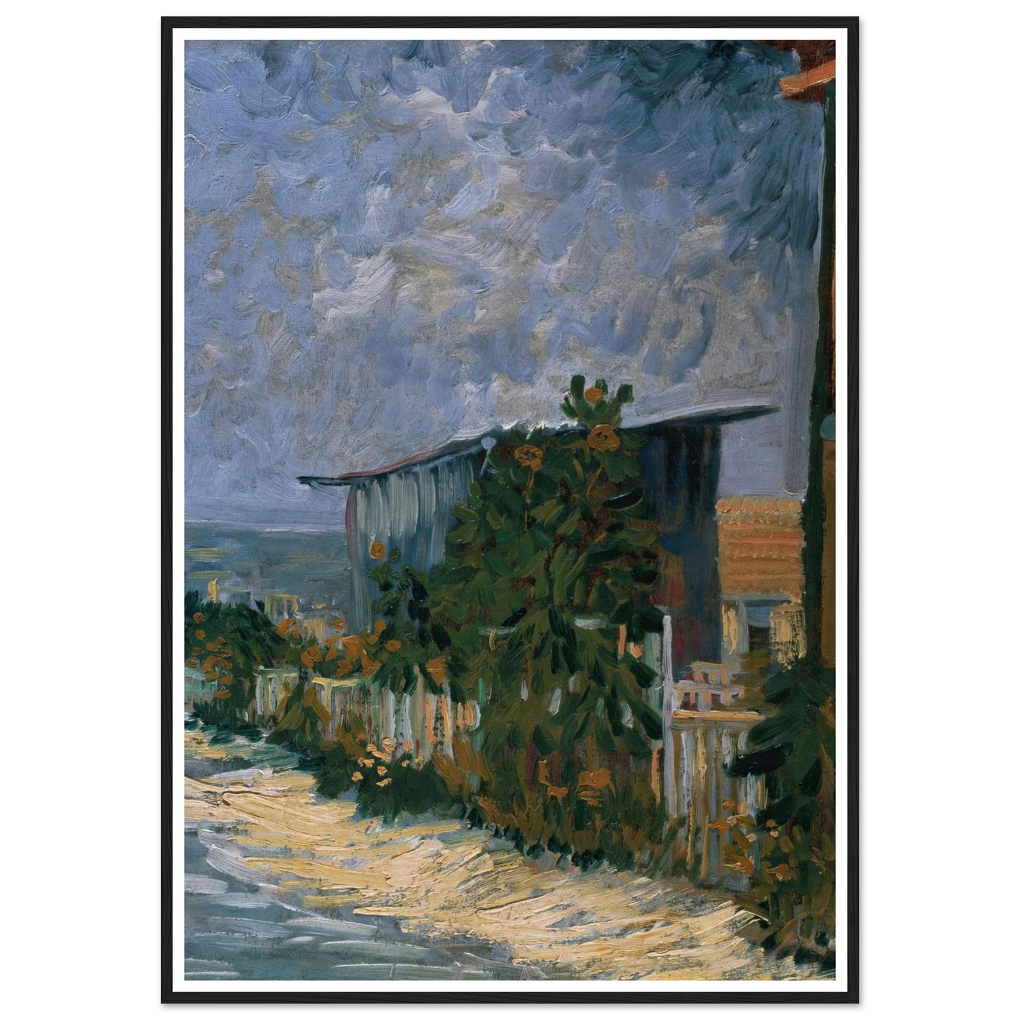 Shelter on Montmartre (1887) Art Print | Vincent van Gogh-Quipham Collections