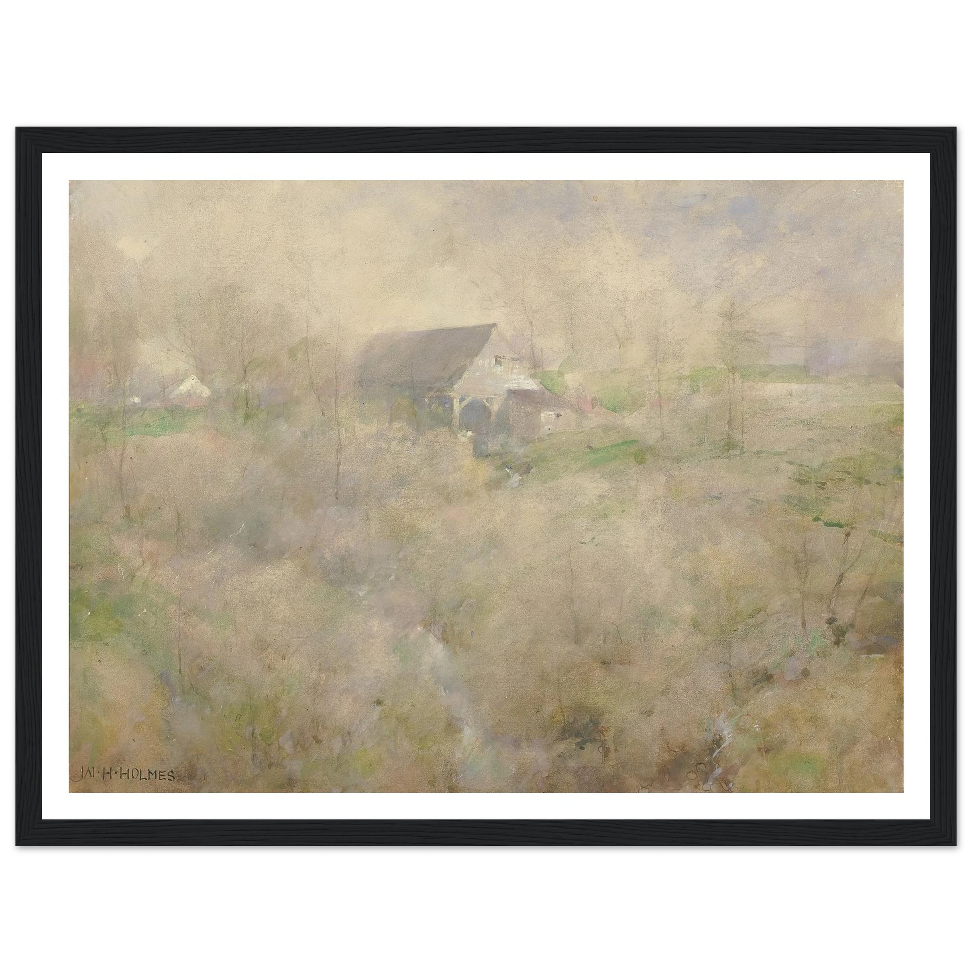 My Old Mill, Holmescroft, Near Rockville Art Print | William Henry Holmes-Quipham Collections