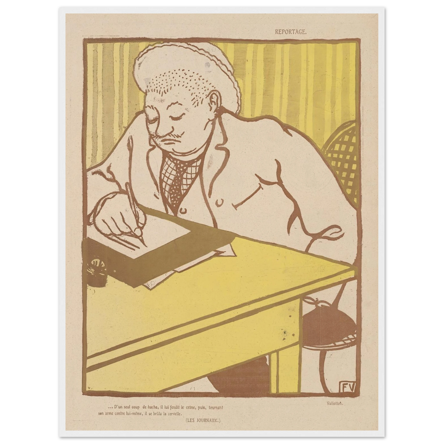3 octobre 1903 Art Print | Felix Vallotton-Quipham Collections