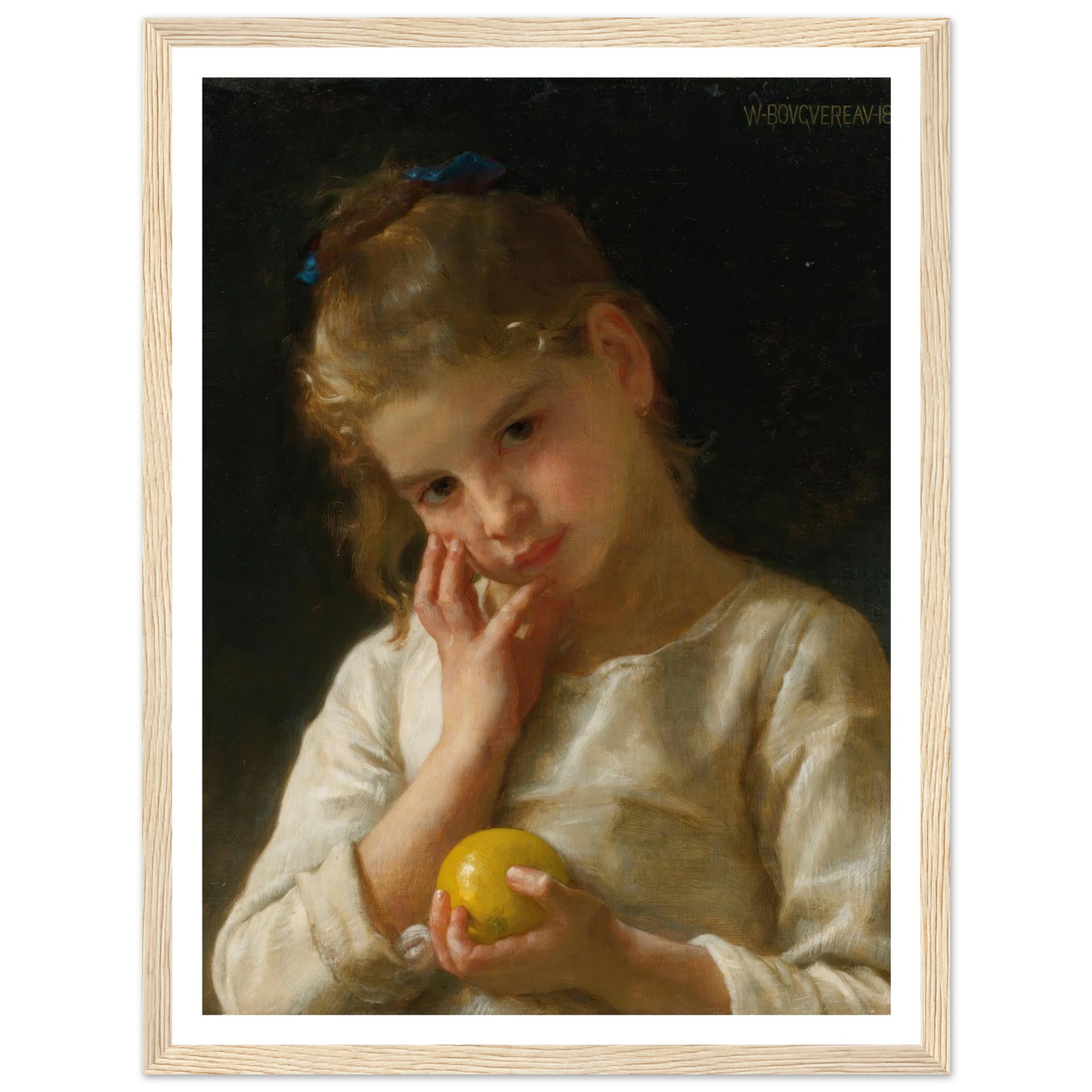 Le Citron (1899) Art Print | William Bouguereau-Quipham Collections