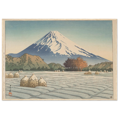 Izu Nagaoka shimo no asa (Frosty morning in Nagaoka, Izu) (1939) Art Print | Kawase Hasui-Quipham Collections