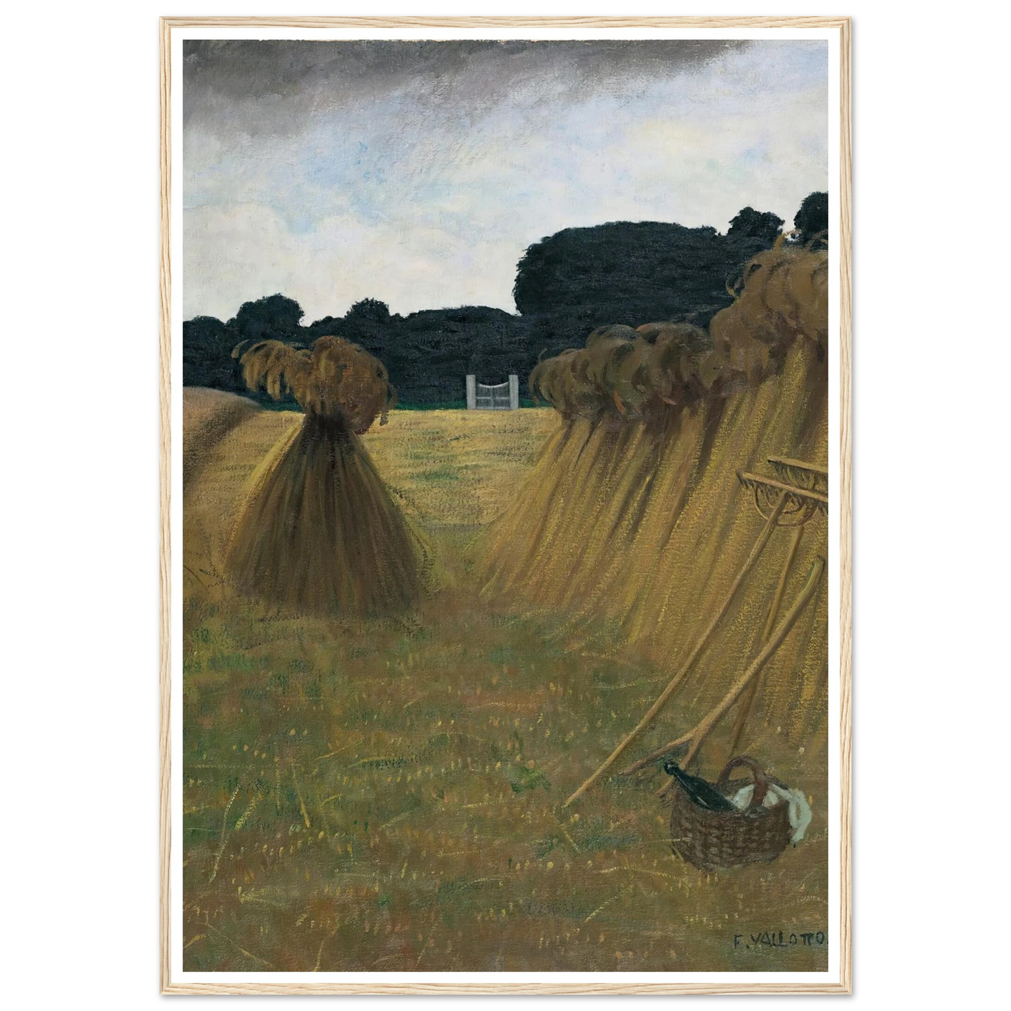 The Sheaves (1914) Art Print | Felix Vallotton-Quipham Collections