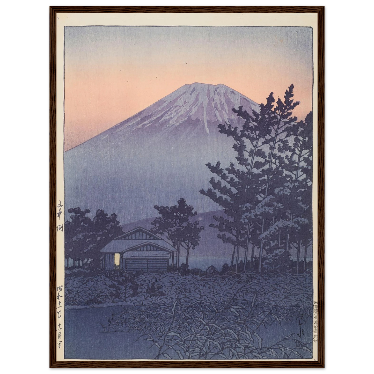 Yamanakako (Lake Yamanaka) (1936) Art Print | Kawase Hasui-Quipham Collections