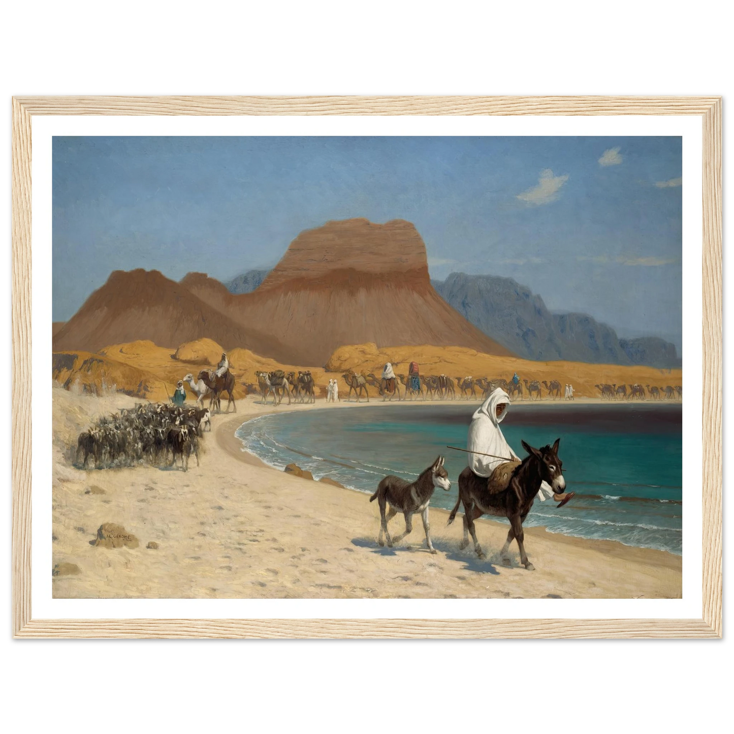 The Gulf of Aqaba (circa 1897) Art Print | Jean Leon Gerome-Quipham Collections