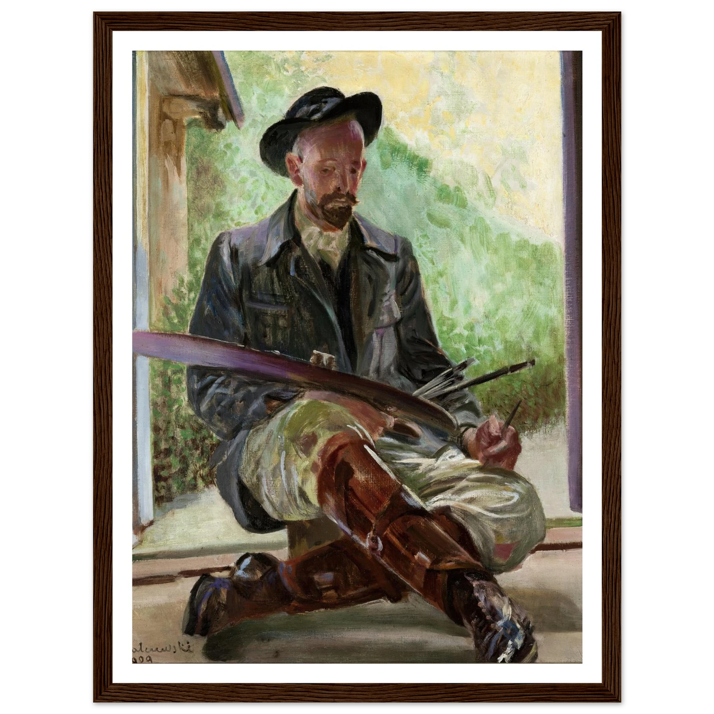 My Models – Triptych (Central Part) (1909) Art Print | Jacek Malczewski-Quipham Collections