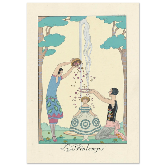 Le Printemps (Spring) (1922–1926) Art Print | George Barbier-Quipham Collections