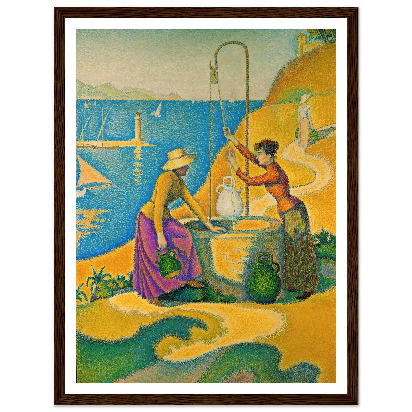 Women at the Well (1892) Art Print | Paul Signac-Quipham Collections