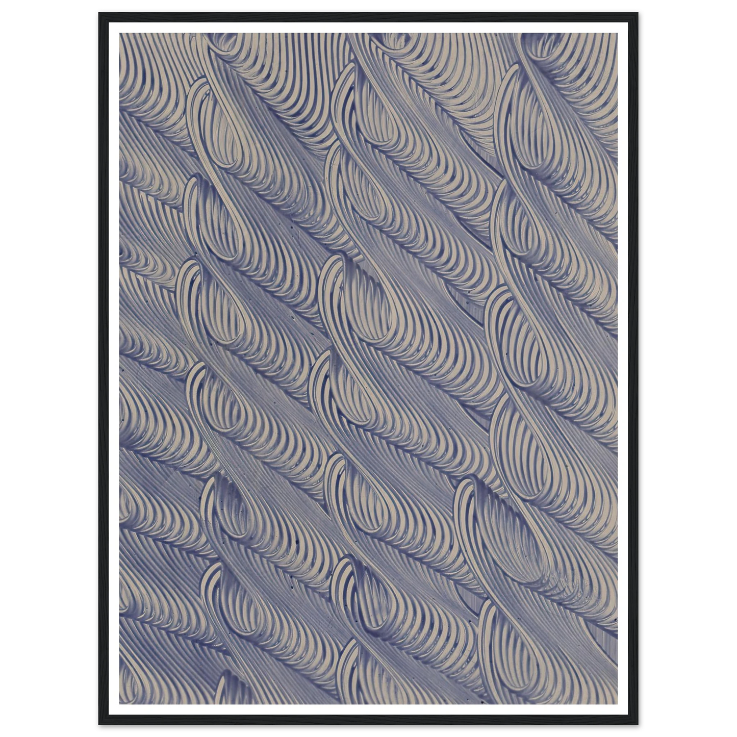 Kleisterpapier mit Verdrängungsdekor (Linienbündel) (1890) Art Print | Anker Kyster-Quipham Collections