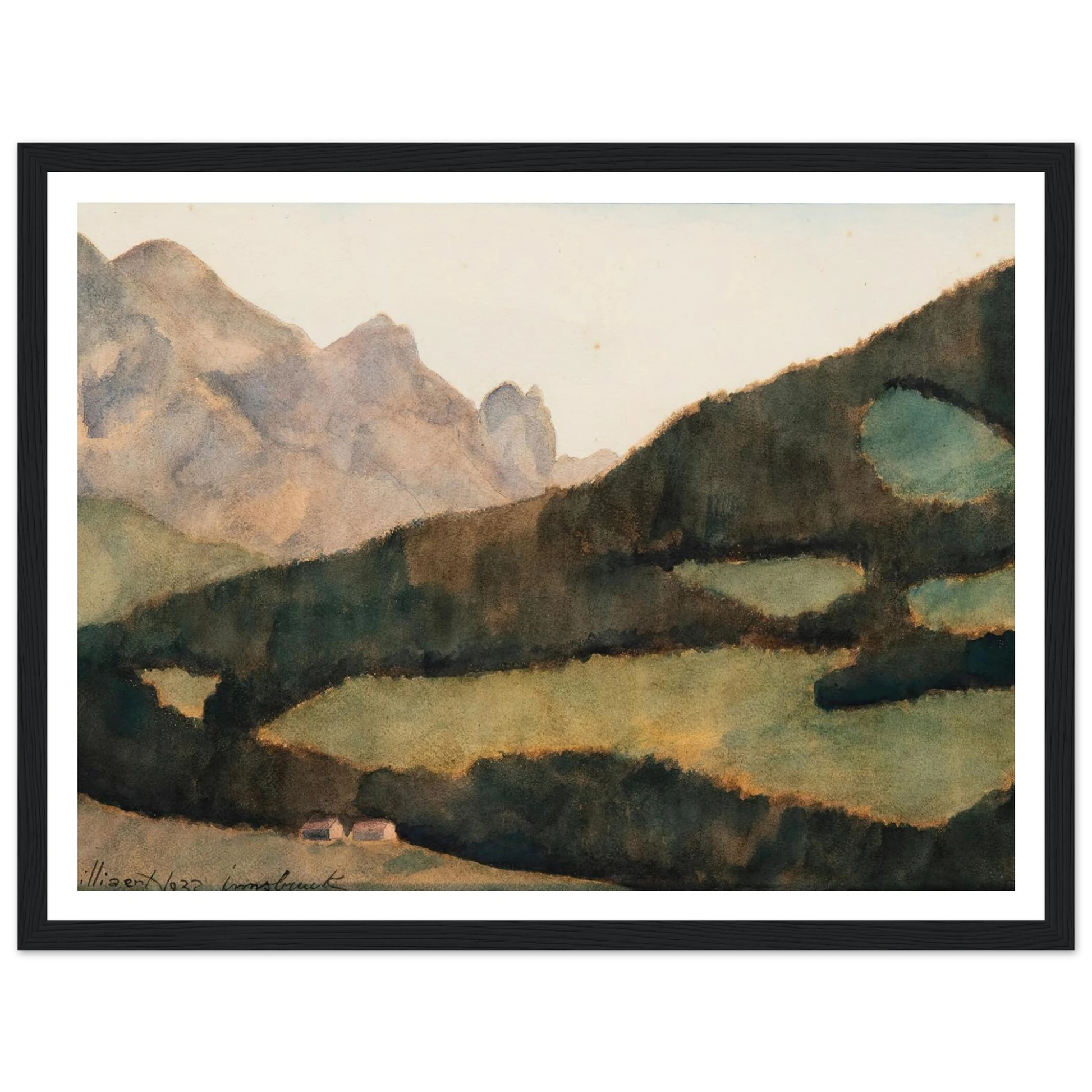 Paysage d’Innsbruck (1932) Art Print | Leon Spilliaert-Quipham Collections