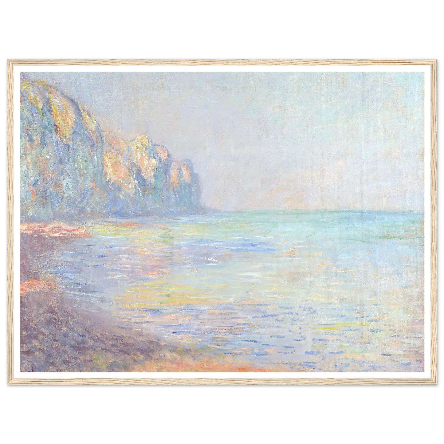 Le Matin, temps brumeux, Pourville (Misty Morning at Pourville) (1882) Art Print | Claude Monet-Quipham Collections