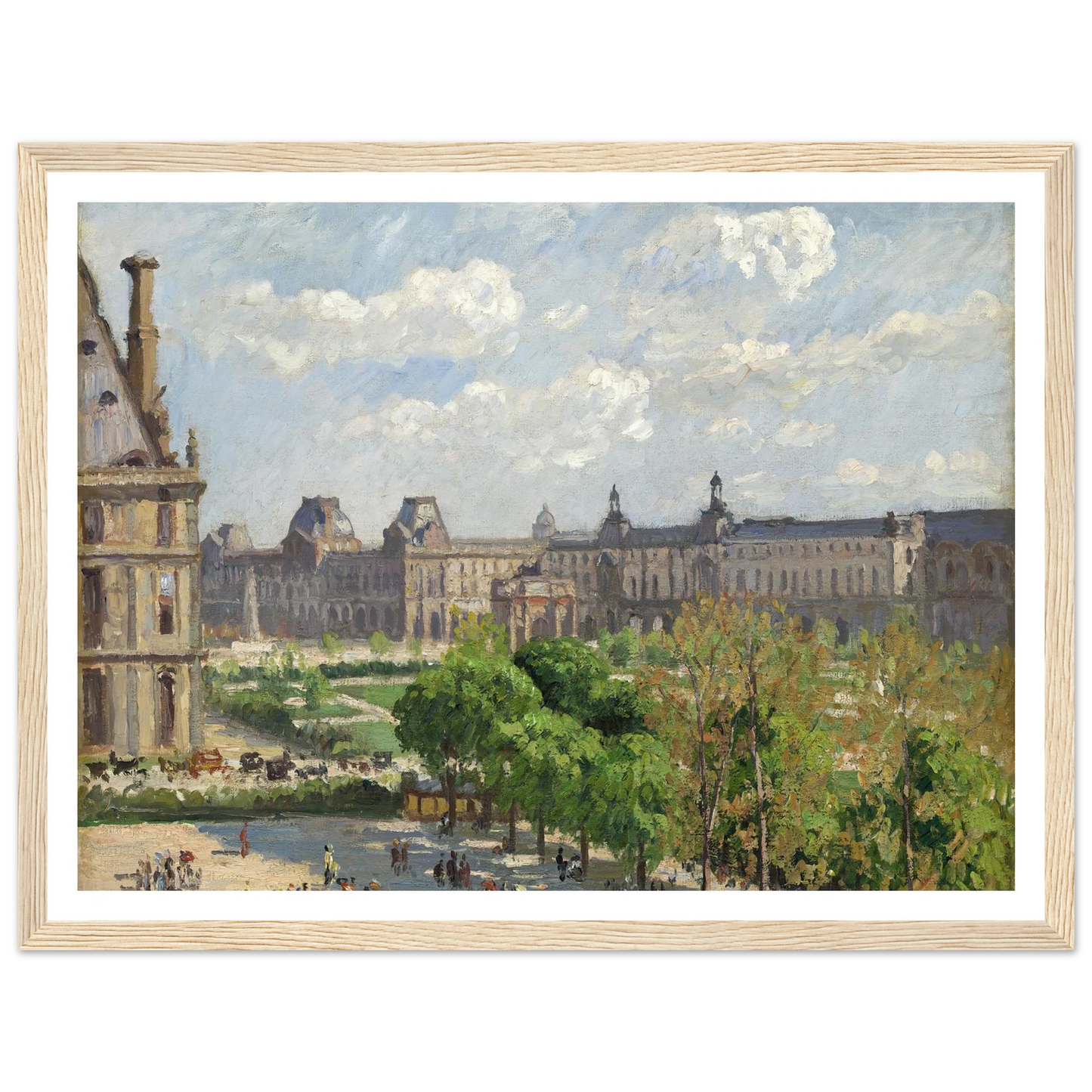 Place du Carrousel,Paris (1900) Art Print | Camille Pissarro-Quipham Collections